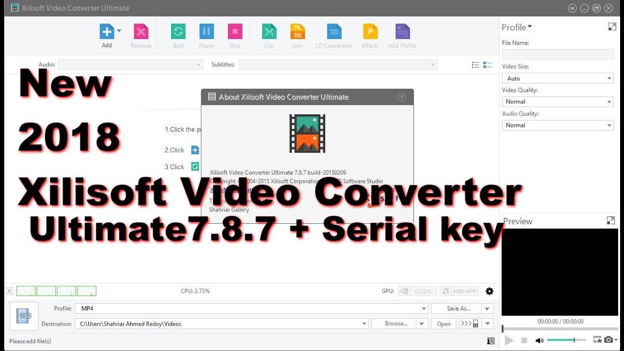 xilisoft video converter ultimate serial key for mac